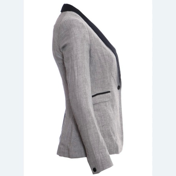 RAG & BONE Sear Sucker Striped Blazer Shawl Collar Quiet Luxury Old Money Preppy - Picture 4 of 17